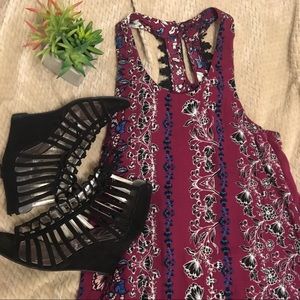 Vintage look floral dress